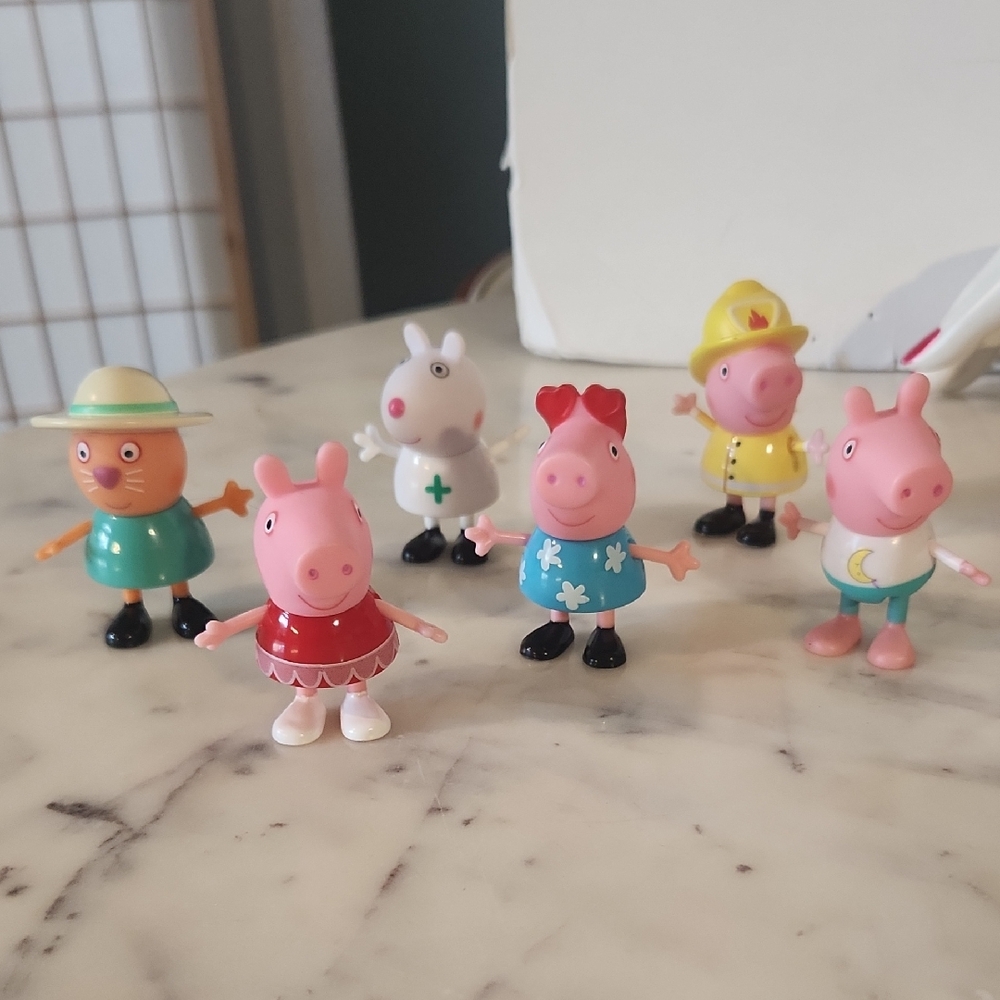 Vintage | Lot of 6 Peppa Pig Toys | Replacements